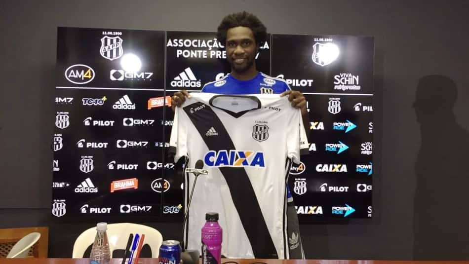 Negueba é apresentado pela Ponte, mas não é relacionado para jogo contra o São Paulo