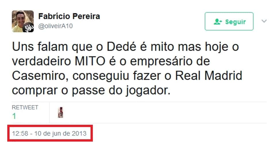 Real foi alvo de piadas quando contratou Casemiro; relembre