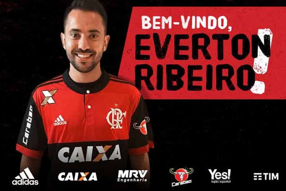 Fla oficializa contratação de Everton Ribeiro: 'Feliz de realizar um sonho'