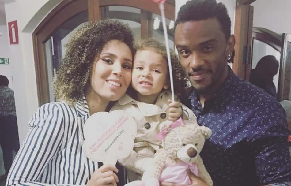 Paulo Roberto, do Corinthians, e família