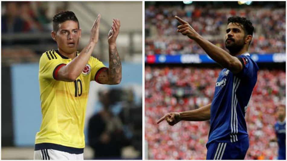 Gigante europeu quer James e Diego Costa para próxima temporada