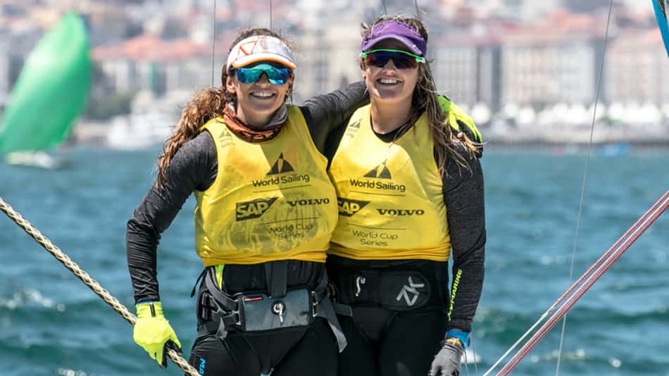 Martine Grael e Kahena Kunze estão de volta às competições de 49erFX