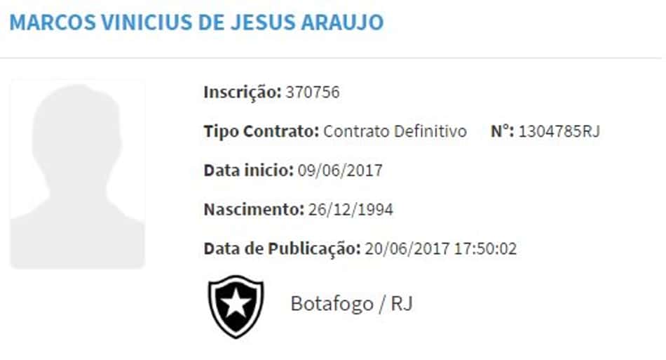 Marcos Vinícius - Botafogo