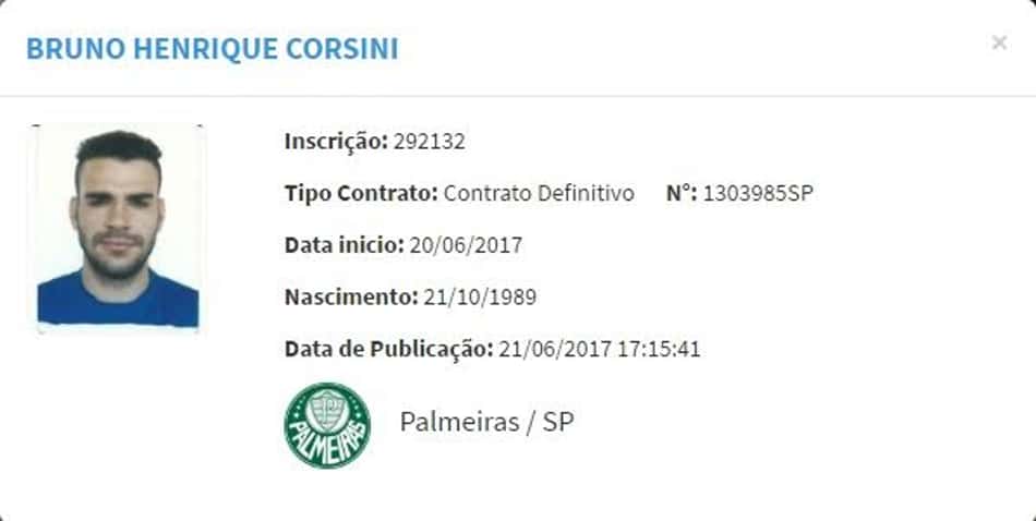 Nome do volante apareceu no BID nesta quarta (foto: Reprodução)