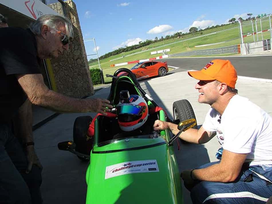 Wilson Fittipaldi, Dudu Barrichello e Rubens Barrichello - Fórmula Vee
