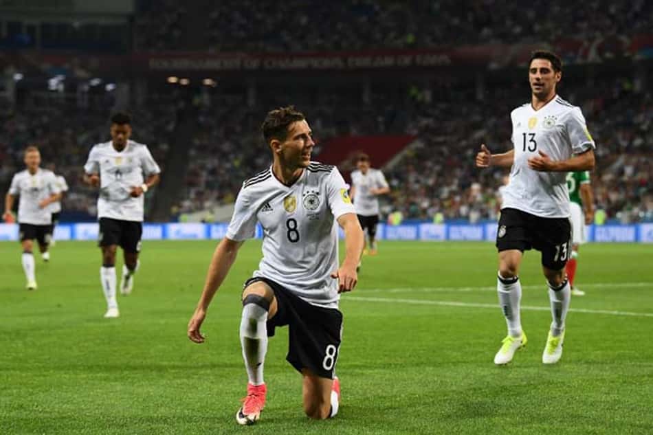Goretzka celebra gol e diz: 'Faremos de tudo para ter sucesso na decisão'