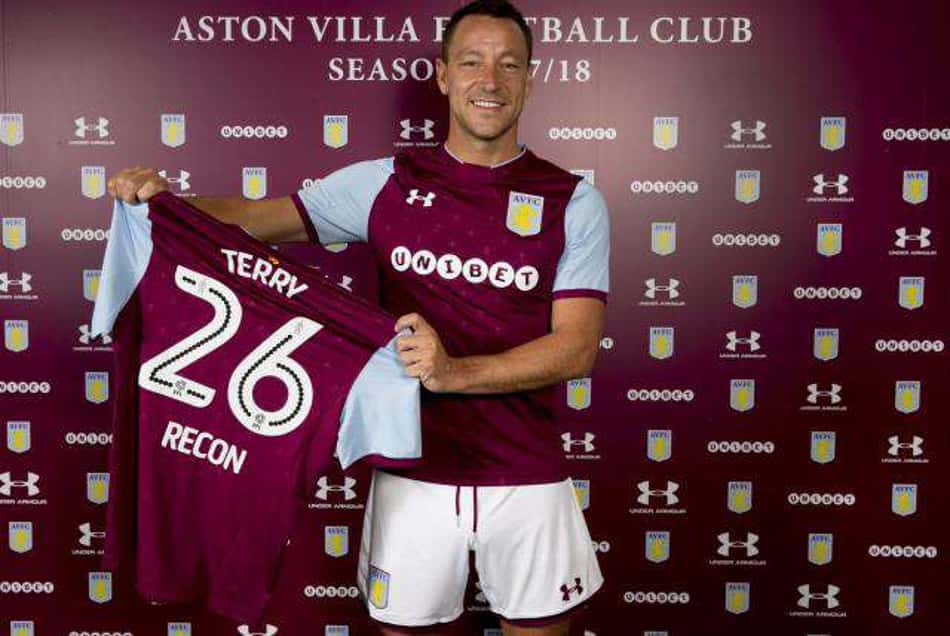 Nova camisa! Depois de 22 anos no Chelsea, Terry acerta com Aston Villa