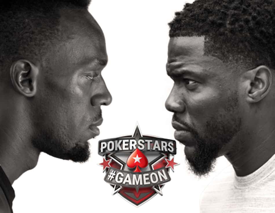 Usain Bolt e Kevin Hart se enfrentam no desafio #GameOn do PokerStars