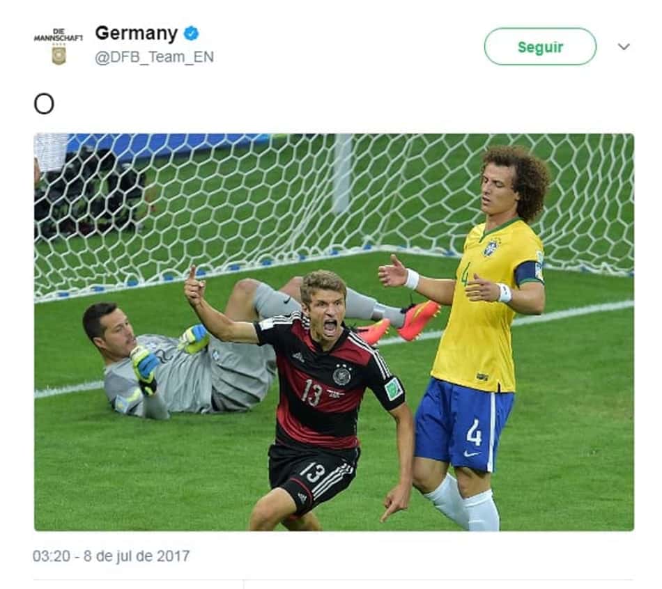Tuítes Alemanha - 7x1