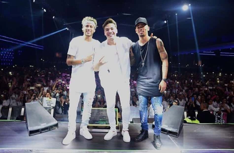 Neymar, Wesley Safadão e Gabriel Jesus