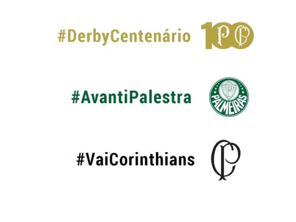 Dérbi ganha emojis especiais no Twitter por centenário