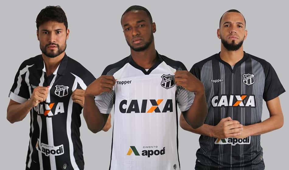 Ceará revela novas camisas para a temporada. Confira com detalhes