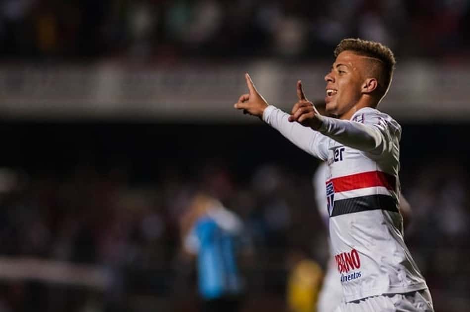 Lucas Fernandes fez o gol de empate contra o Grêmio 