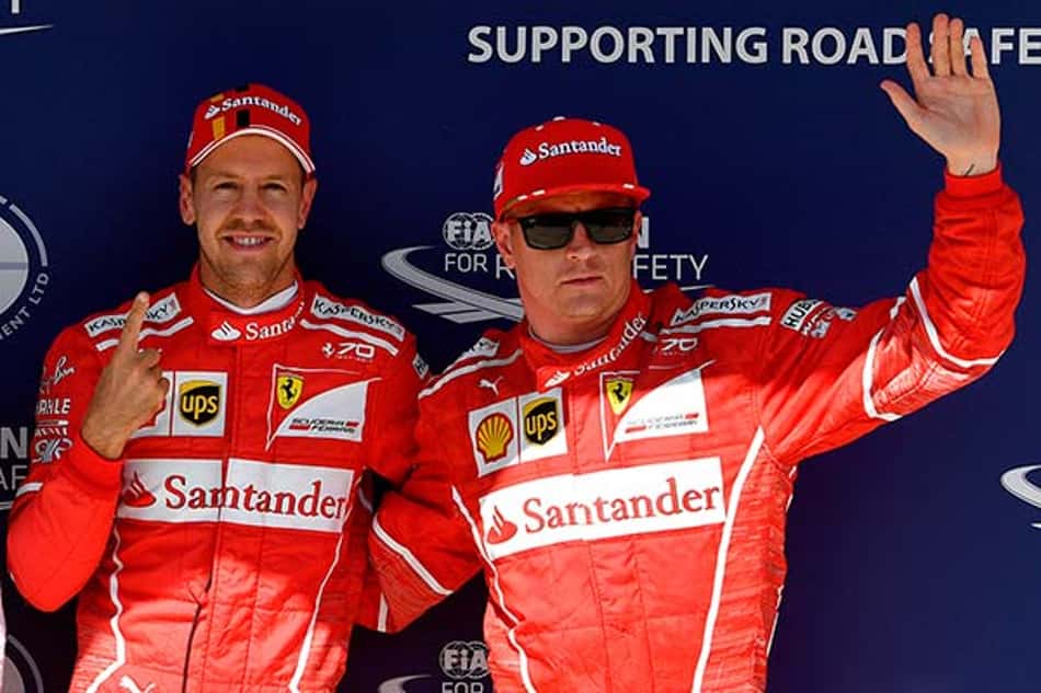 Vettel descontente com Raikkonen: "Estou correndo contra três carros"