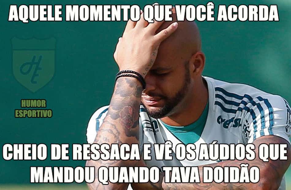 'Tava doidão'? A repercussão bem-humorada do áudio de Felipe Melo