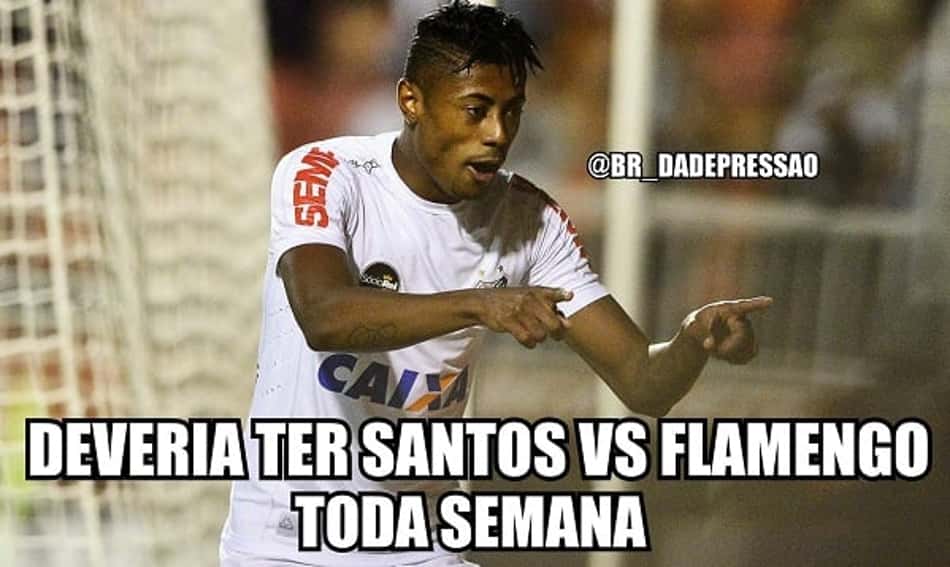 Os melhores memes da vitória do Santos diante do Flamengo