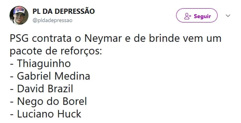 Acerto de Neymar com PSG inspira piadas na web; veja as melhores