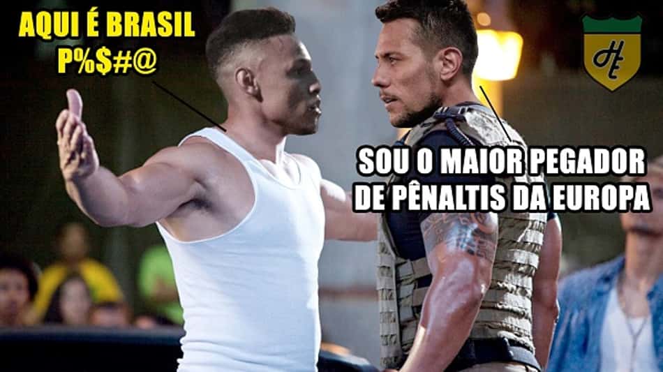 Internautas zoam Diego Alves após goleiro levar gol de pênalti de Neílton