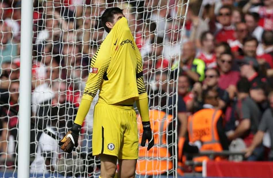 Conte defende Courtois: 'É um dos melhores batedores do Chelsea'