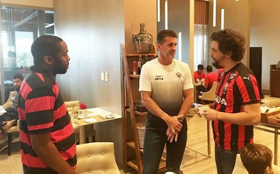 Wagner Moura, Lazaro Ramos e Vagner Mancini
