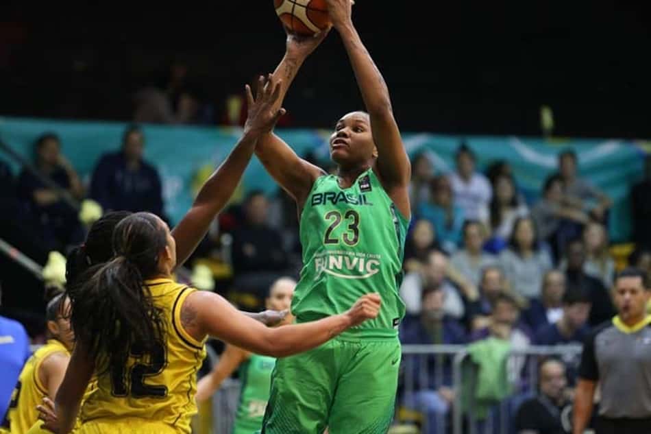 Brasil domina e vence Colômbia por 68 a 47 na Copa América Feminina