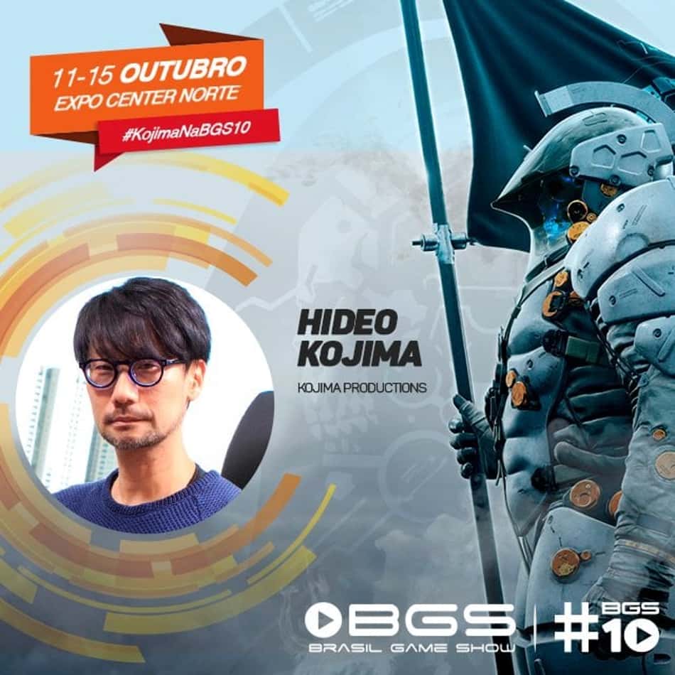 Fã entregará prêmio a Hideo Kojima na Brasil Game Show