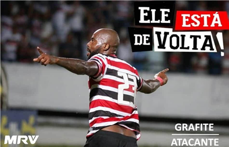 Com Grafite reencontrando a torcida, Santa duela com o CRB no Arruda