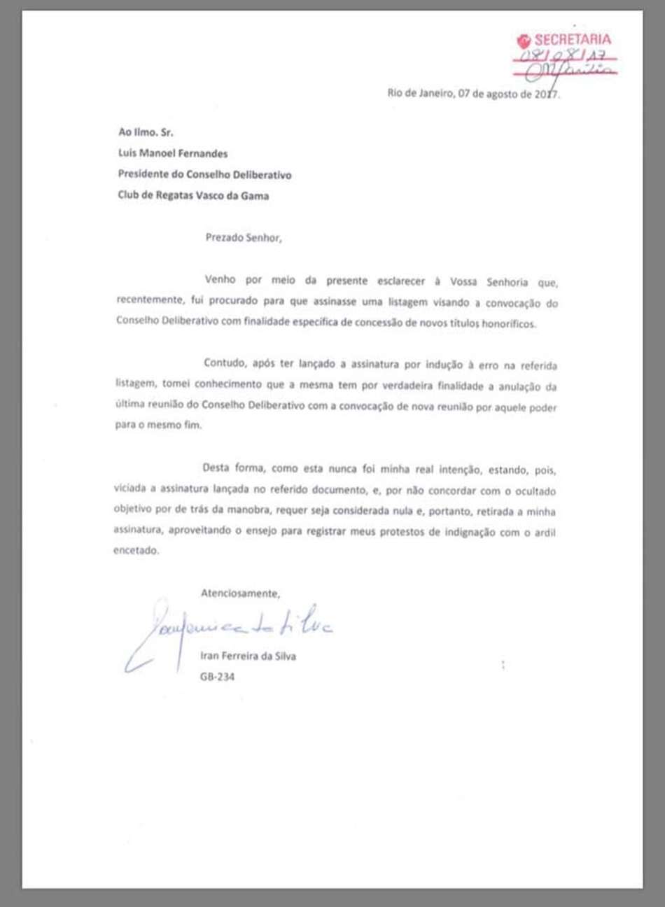 O LANCE! teve acesso aos documentos. Confira a seguir a galeria especial com outras imagens relacionadas ao caso