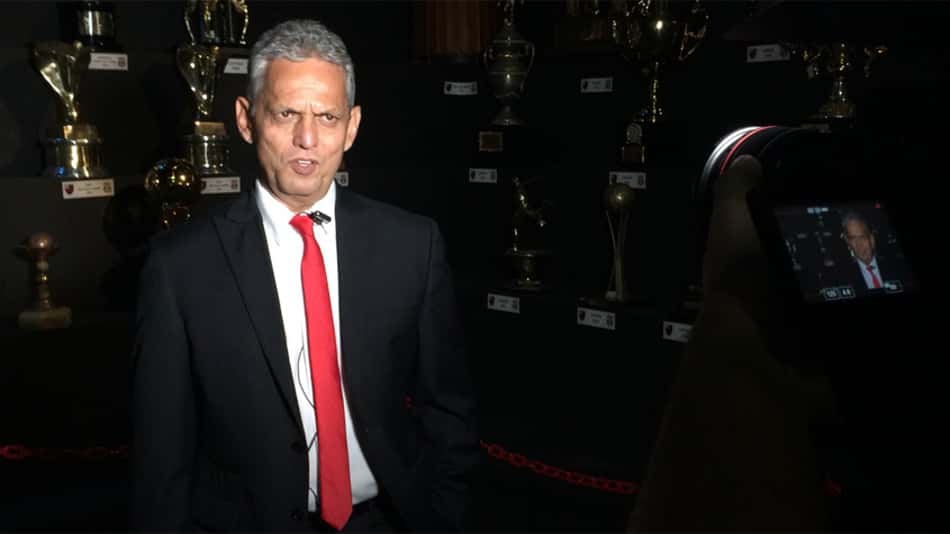 Rueda conheceu as instalações do Flamengo nesta segunda-feira. 