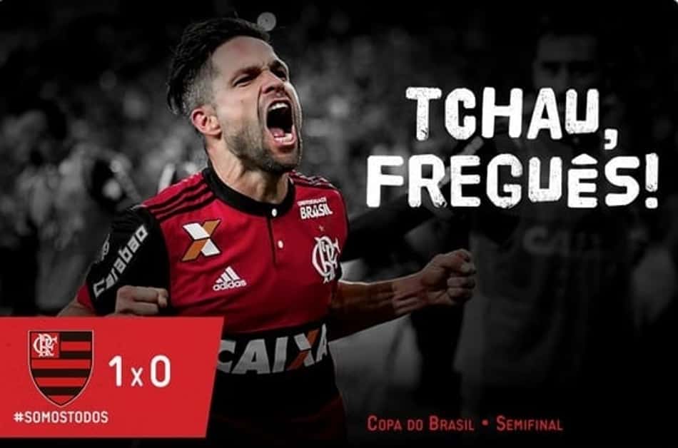 Flamengo usa redes sociais para provocar o Botafogo: 'Tchau, freguês'