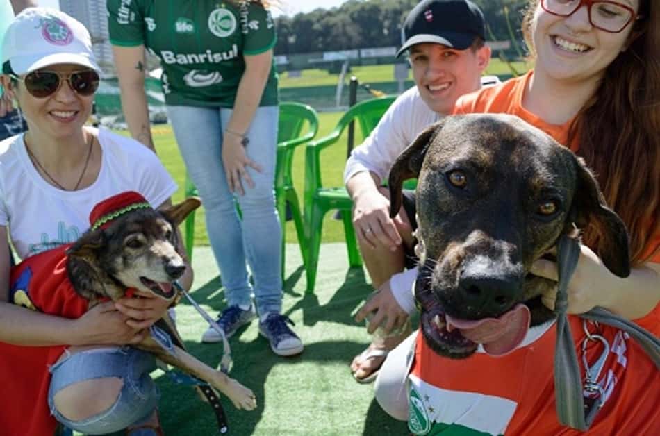 Juventude promove reunião de torcedores e seus cães no Alfredo Jaconi