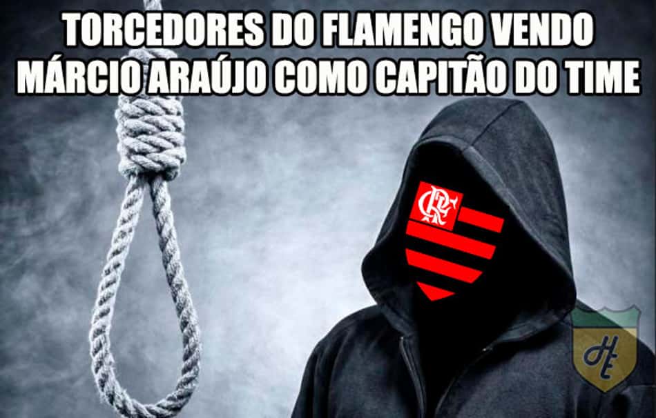 Márcio Araújo de capitão leva rubro-negros à loucura
