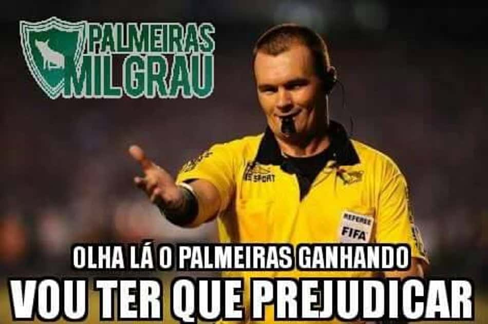 Palmeirenses se revoltam nas redes sociais com arbitragem de Vuaden em CAM 1×1 Palmeiras