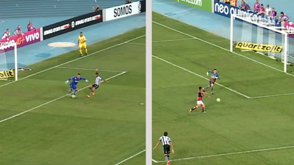 Diego Alves e Gatito quase se complicam em clássico carioca