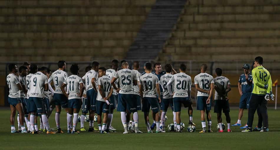 Treino do Palmeiras no Pacaembu