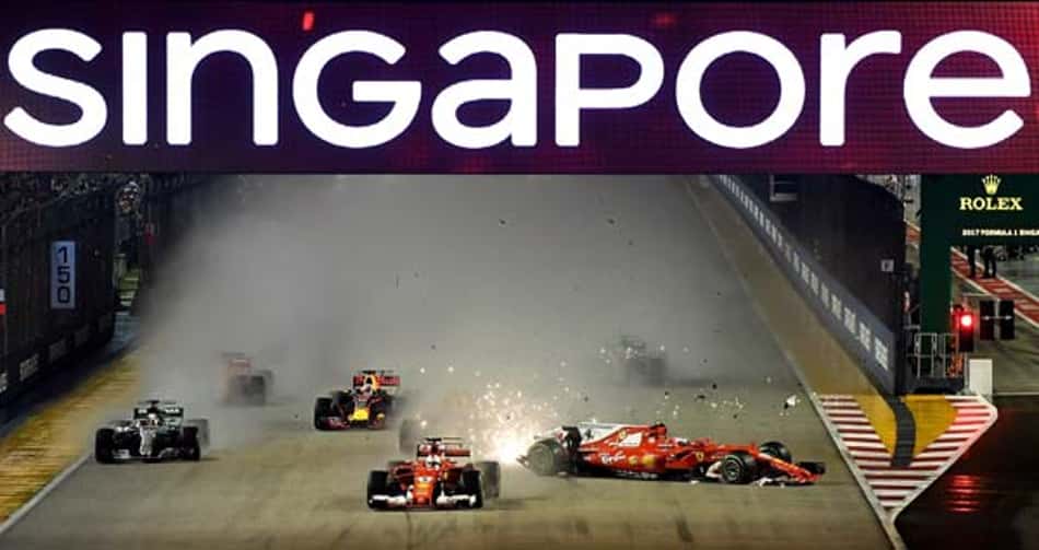 Lewis Hamilton e "próprios erros" podem ameaçar a vitória de Sebastian Vettel em Singapura