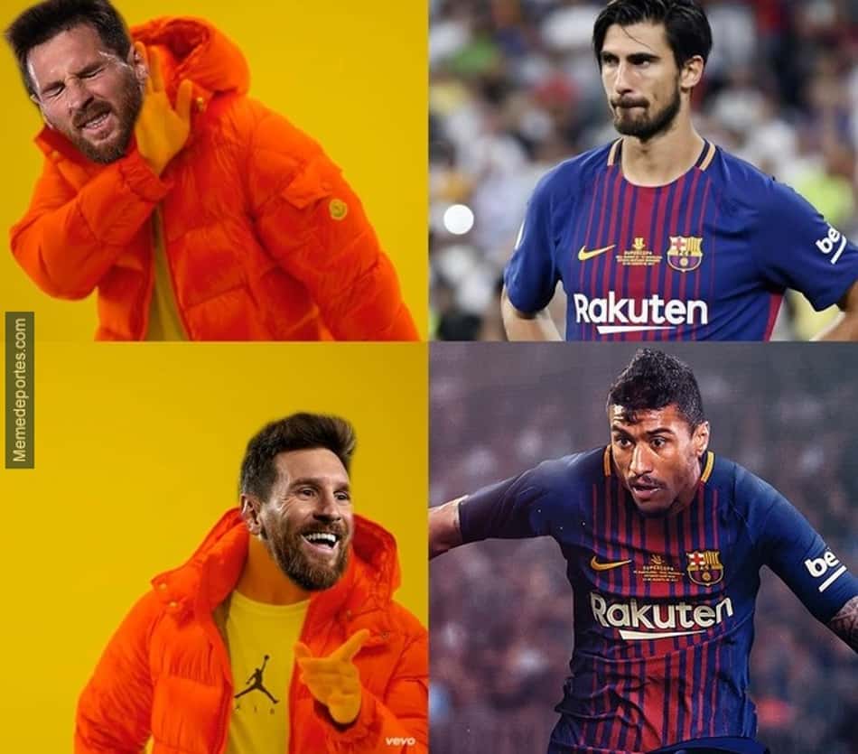 Paulinho é destaque nos memes após goleada do Barcelona