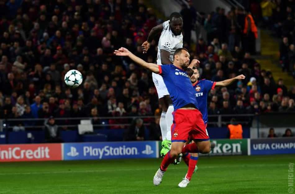 Com pinturas de Lukaku, United goleia CSKA Moscou e segue na liderança do Grupo A