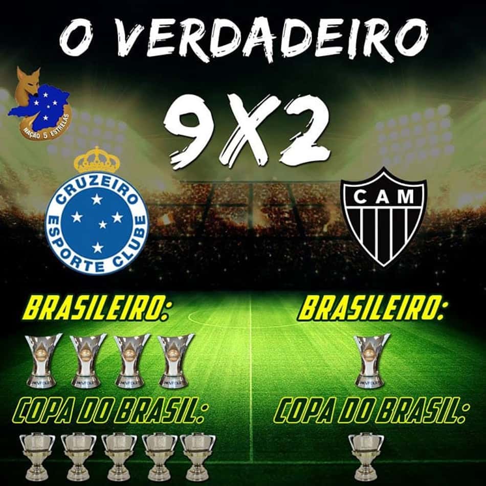Com provocações ao Galo, cruzeirenses comemoram o penta da Copa do Brasil