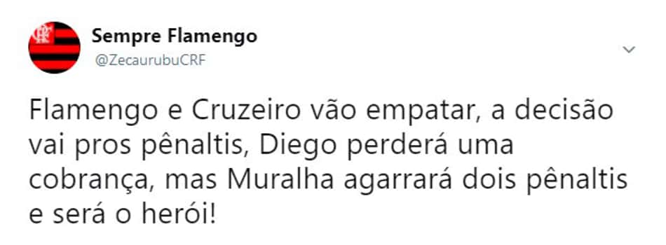 Estes torcedores apostaram que Alex Muralha seria o herói da final