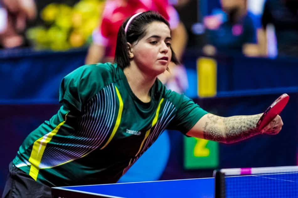 Brasileira assume segunda posição no ranking mundial do tênis de mesa paralímpico