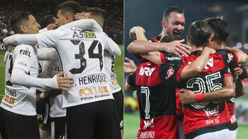 Quem tem melhor time: Flamengo ou Corinthians? Vote no duelo