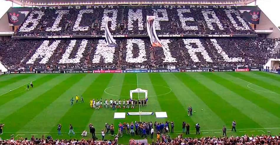 A repercussão do mosaico da torcida do Corinthians no Dérbi