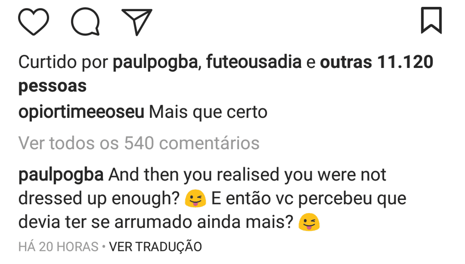 Pogba brinca com reclamação que viralizou nas redes