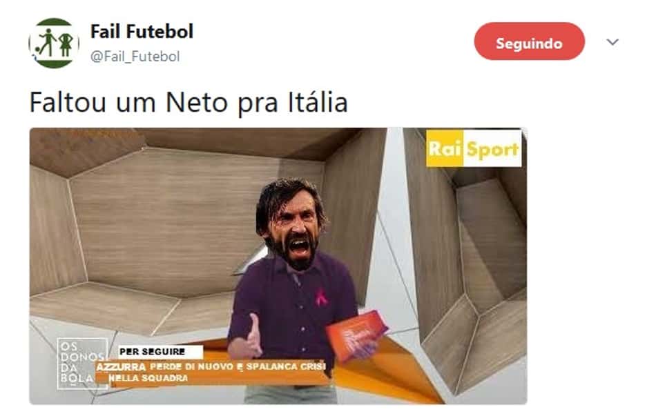 Eliminação da Itália rende enxurrada de memes nas redes