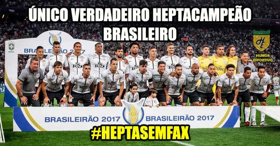O hepta nas redes! Confira os memes do título do Timão
