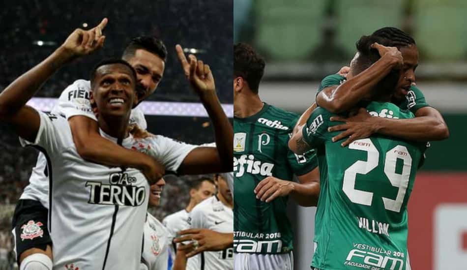 Super-Raio X: Corinthians e Palmeiras dominam a Seleção da 35ª Rodada do Brasileirão-2017
