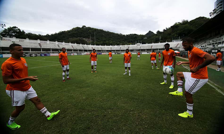 Fluminense sub-20 se prepara nas Laranjeiras