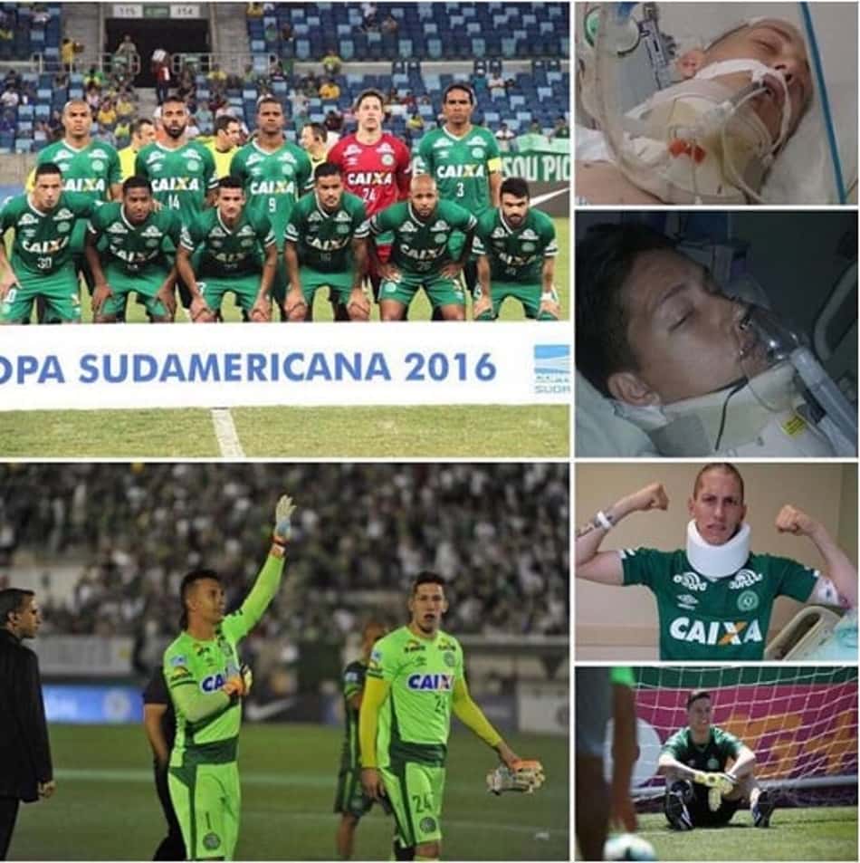 Personalidades do esportes relembram acidente da Chapecoense