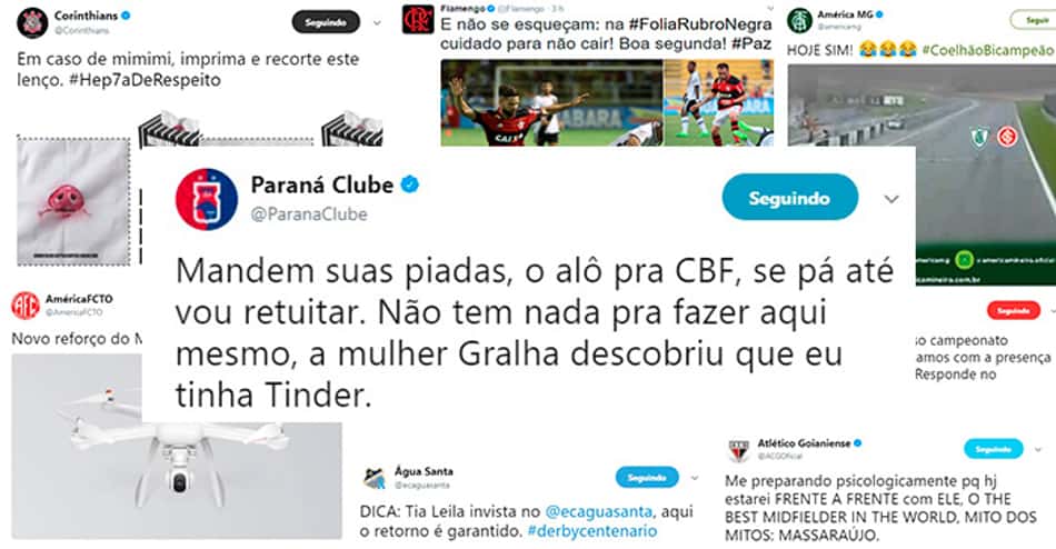 2017, o ano que os clubes piraram nas redes sociais. Veja prints!